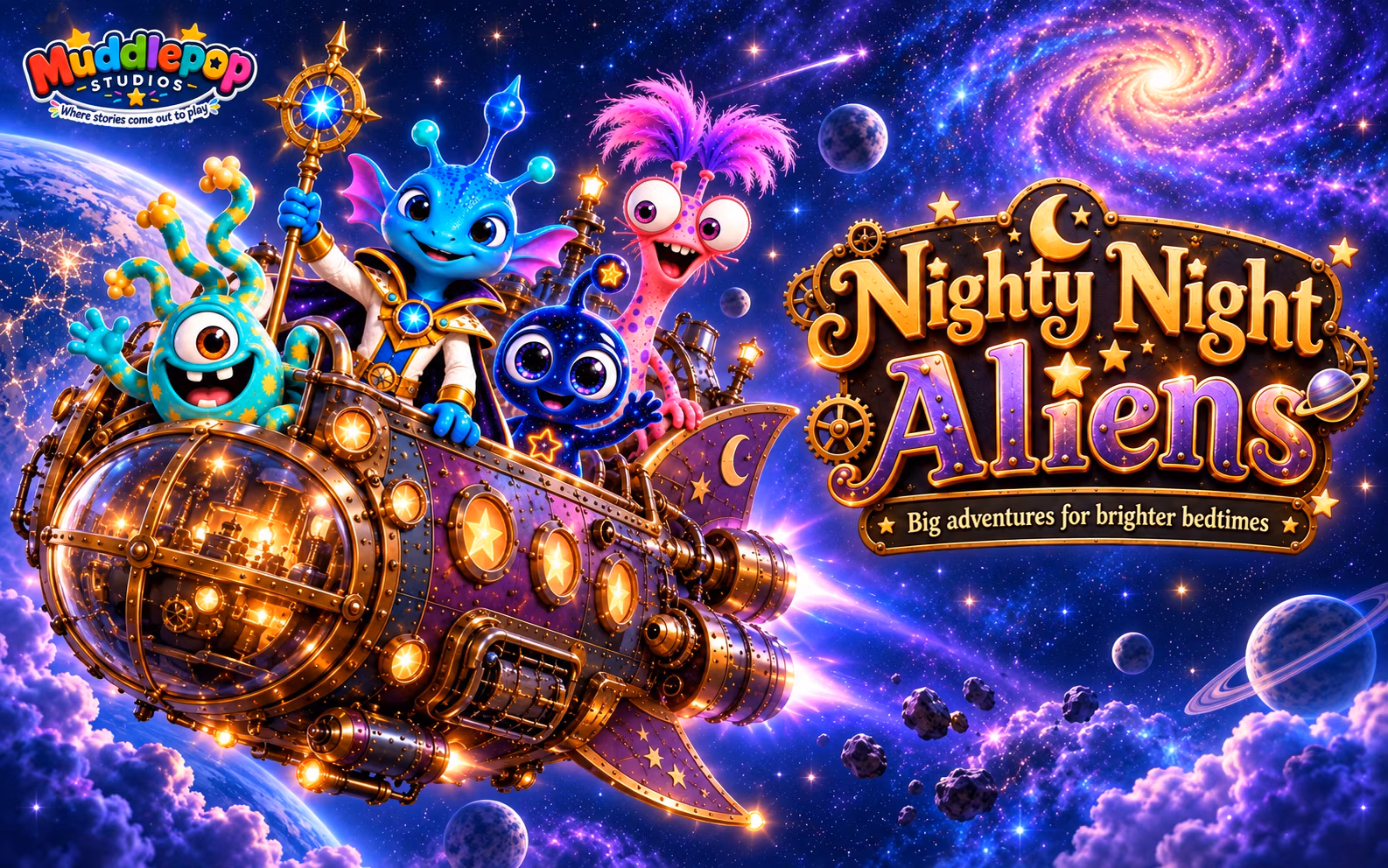Nighty Night Aliens — Big adventures for brighter bedtimes